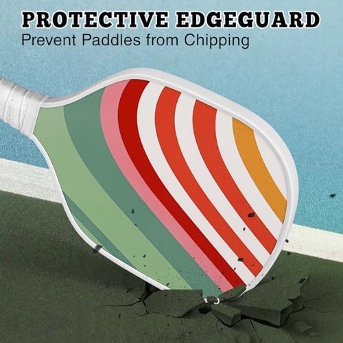 DULCE DOM USAPA Approved Fiberglass/Carbon Fiber Pickleball Paddles Set of 4 for Training | DULCE DOM 4 Indoor Outdoor