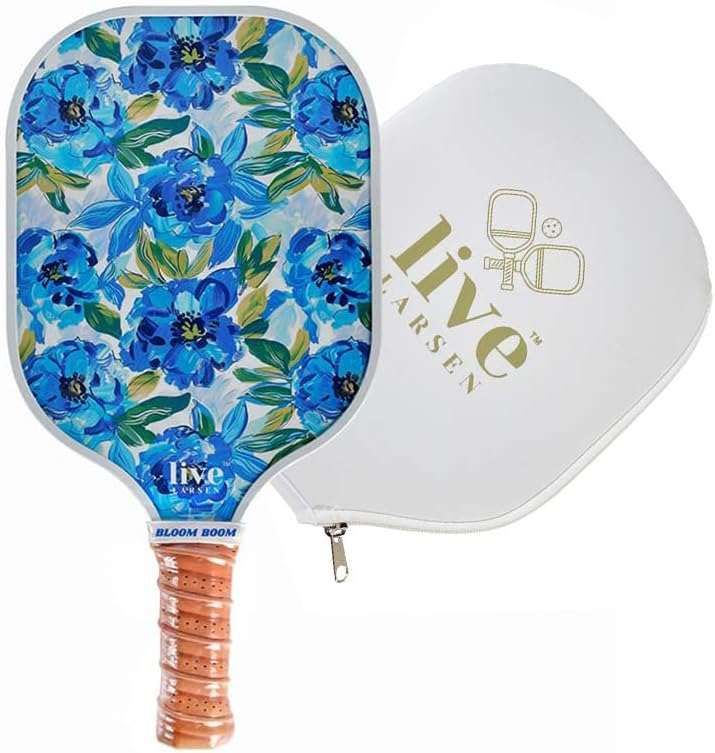 Premium Pickleball Paddle Racket - Durable Fiberglass - Honeycomb Core - Women - Match Play & Practice - Awesome Pop & S