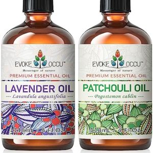 EVOKE OCCU Pure Patchouli Essential Oil for Skin Fragrance - 4 FL Oz EVOKE OCCU Patchouli Essential Oil for Diffuser a