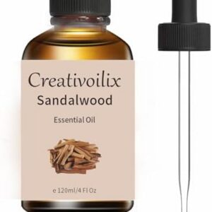 Sandalwood Essential Oil for Skin, Diffuser and Aromatherapy - 4 Oz (120 mL)