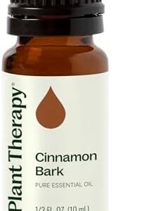 Plant Therapy Cinnamon Bark Essential Oil for Diffuser and Candle Making 10 mL Therapeutic GradeSweet, Spicy Scent