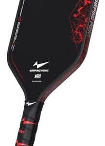 Nightblade Raw Carbon Fiber Pickleball Paddle for Advanced Players | Nightblade Honeycomb Core Raw Carbon Fiber Pickleb