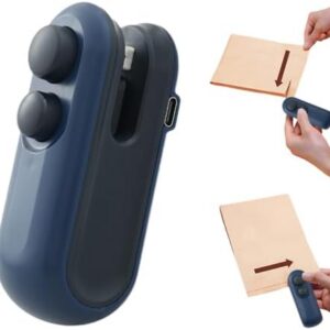 Mini Bag Sealer and Cutter for Portable Food Storage | Upgrade TYPE-C Rechargeable Mini Bag Sealer for Snacks | Portabl
