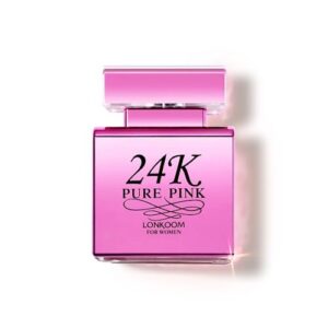 Lonkoom Pure Pink Eau de Parfum for Women, Sweet Floral Fruity Fragrance Long-Lasting Mist, |4 Fl Oz/100ml | Lonkoom Wo