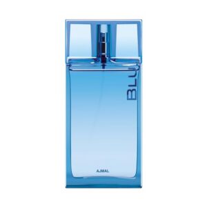 Ajmal Blu EDP Original For Men, Fragrance, Formal Occasions, Long Lasting Scent, 90 mL, Transparent Bottle, Sexy and All