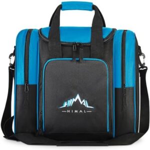 Himal Bowling Ball Bag for Bowling Enthusiasts - Bowling Ball Tote with Padded Holder - Fits Men's Shoes Size 14