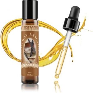 Vanilla Essential Oil 10ML - Pure & Natural Therapeutic Grade for Aromatherapy Diffuser - 0.34 Fl Oz Vanilla Essential O