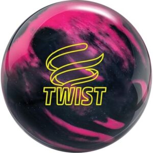 Brunswick Twist Pink/Black Bowling Ball for Beginners at Home