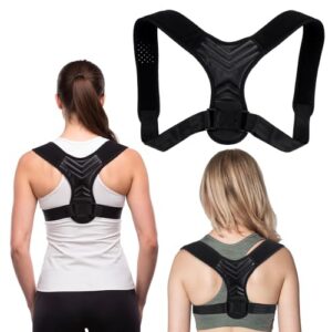 Women Adjustable Back Brace Posture Corrector for Posture Support and Pain Relief | Breathable Shoulder Straightener fo