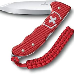 Victorinox Hunter Pro Alox Large Pocket Knife - Red for Outdoor Adventure FeaturesInstrinctive Design