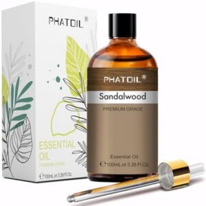 Essential Phatoil Sandalwood Oils for Aromatherapy - Home Diffuser |38FL.OZ - Perfect for Yoga and DIY Projects Essent