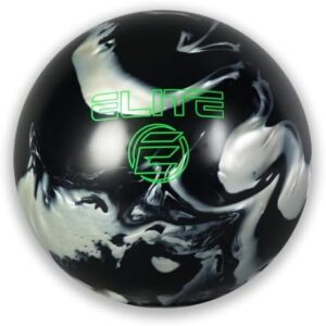 ELITE Pre-Drilled EZ Hook Reactive Bowling Ball for Entry Level Bowlers Targeting Curve/Hook Shots - Includes Finger and