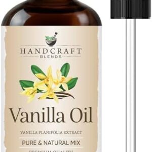 Handcraft Blends Vanilla Essential Oil - Pure and Natural Mix - Premium Grade for Aromatherapy and Massage - 1 Fl Oz