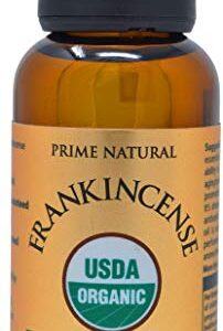 Prime Natural Organic Frankincense Essential Oil for Relaxation and Calming Meditation | Pure Undiluted Frankincense Es