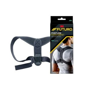Futuro Posture Corrector for Men and Women: Promotes Better Posture with Back Support, Doctor Developed, Adjustable Fits