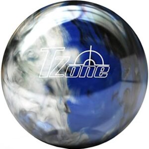 Brunswick TZone Indigo Swirl Bowling Ball for Experienced Bowlers in Lanes