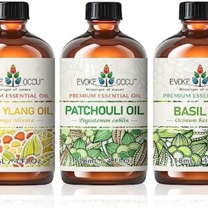 Evoke Occu Patchouli Essential Oil 4 Fl Oz for Diffuser and Skin Fragrance
