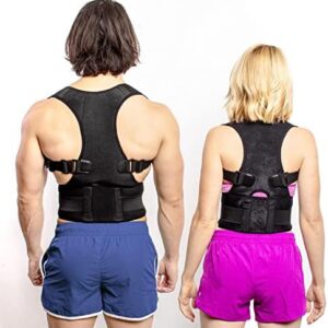 FlexGuard Posture Corrector for Women and Men - Back Brace for Posture Correction and Pain Relief, Adjustable Support fo