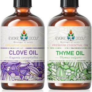 Evoke Occu Clove and Thyme Essential Oil for Men - Relaxation & Focus, 4 Fl Oz Evoke Occu Clove and Thyme Essential Oi