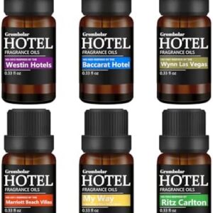 Essential Oils Set for Diffusers - Hotel Collection Gift Set, Premium Fragrance for Home Care (Hotel-6Pcs Set) Premium
