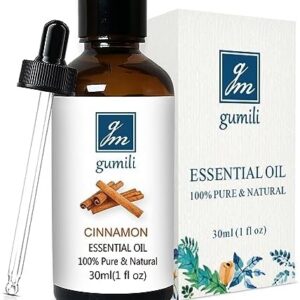 100% Pure Undiluted Cinnamon Essential Oil for Diffuser and Massage - 30ml | High-Quality Cinnamon Essential Oil for Di